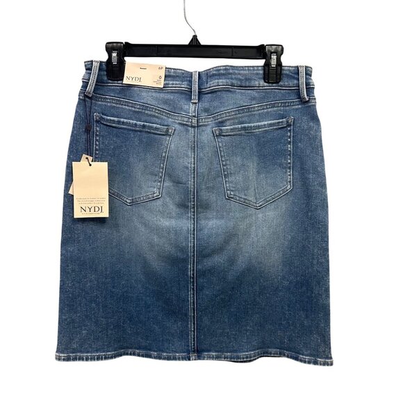 NYDJ Women's Size 6P Quinta 5 Pocket Stretch Denim Jean Skirt - Picture 2 of 6